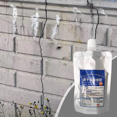 Heavy Duty Roof Sealant And Exterior Coating Delivers A Hella Tight Waterproof Barrier For Fast Crack Repairs With Zero Fuss on wall near cracks.