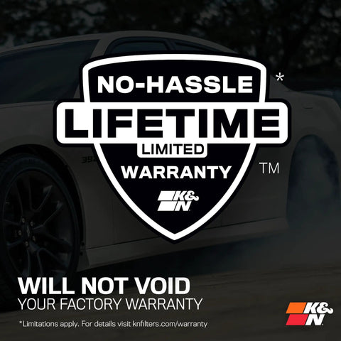 Cold Air Intake System With High Flow Air Filter For Mazda RX8 2003 To 2011 Beef Up Horsepower warranty badge on car