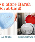 Easy clean and dishwasher-safe 2 Pack Silicone Air Fryer Liners Set 7.28 Inch And 8.27 Inch Reusable Basket Liners
