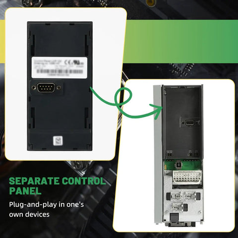 Drive Graphical Local Control Panel With Digital Display Works With Danfoss VLT FC302 FC301 Inverter showing separate control panel