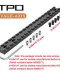 Savage Axis Picatinny Rail Mount For Axis Edge Axis II And Axis XP Rifles Black Universal Weaver Includes screws and tool