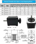 High Precision Electric Rotary Table Delivering Smooth Three Sixty Rotation And Slick Sixty Millimeter Indexing Plate For Top Shelf Maker Projects With Dependable Stepper Motor Drive And Easy Plug In Servo Kit Nema17 double-axis open-loop stepping motor specifications and dimensions.