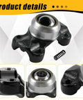 CV Socket Yoke Assembly For 1310 Series U Joint, Heavy Duty Direct Fit, 1.531 Inch Center To End, shown with spring