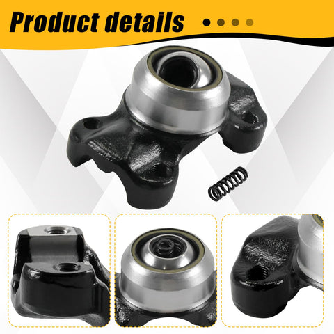 CV Socket Yoke Assembly For 1310 Series U Joint, Heavy Duty Direct Fit, 1.531 Inch Center To End, shown with spring