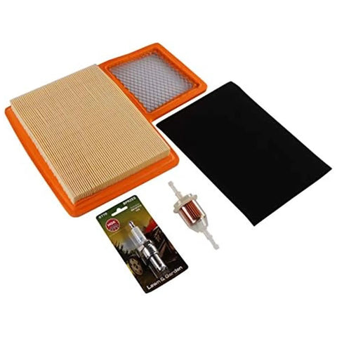 Top Tier Golf Cart Tune Up Service Kit Compatible With Yamaha Gas Models G16 G22 G29 Drive 1996 2016 air filter and spark plug set.