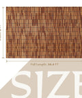 Reed Fencing Rolls 6 Ft By 16.4 Ft Natural Reed Screen Curtain for Outdoor Privacy and Shade, brown bamboo fence covering detail