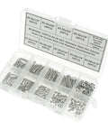 304 Stainless Steel Socket Knurled Head Cap Screws Size 2 56 UNC, 320 Piece Hardware Kit With Hex Nuts And Flat Washers in plastic box