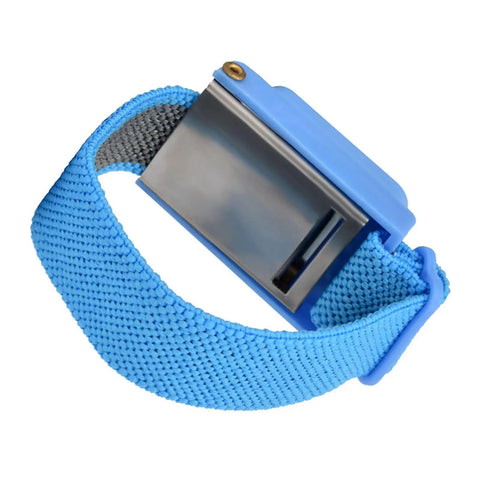 Blue Pro Grade ESD Wrist Strap Kit For Electronics Must Have Adjustable Anti Static Bracelet To Prevent Static Damage Quick