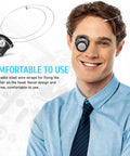 Jewelers Portable Monocular Magnifier Eye Loop Glass For Watches Jewelry Repair And Textile Circuit Coin Stamp Work shown worn