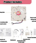 Contents of Beefy Electric Motor Winch For Pendant Lamps Two In One Chandelier Hoist System with remote and wall switch.