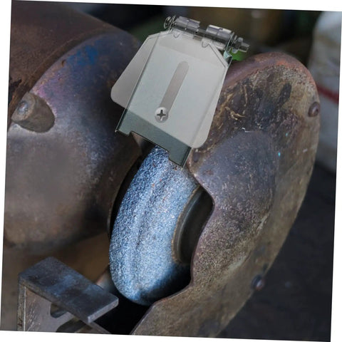 Bench Guard Replacement Kit For Grinding Machines Angle Guard Eye Plate Assembly Stainless Steel Eye Plate in use