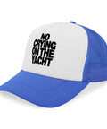 Womens Yacht Style Hat Breathable Sun Cap Royal Blue Unstructured Low Profile Cap With Vent Eyelets For All Day Outdoor Wear