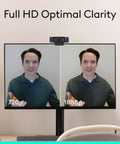 No Drama Hd Webcam Delivering Crisp 1080P Video At Dead Smooth 30Fps showing side by side comparison of 720p and 1080p clarity.