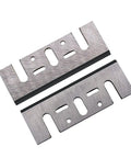 Premium Replacement Carbide Planer Blades Compatible With Most Handheld Power Planers Hella Sharp And Built To Last Smooth Cuts Every Time Upgrade Your Woodworking Game 2 Piece Set, twin pack of carbide blades