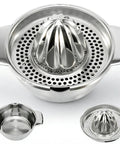 Heavy Duty 316L Stainless Steel Lemon Squeezer And Manual Citrus Juicer Press For Oranges Limes Grapefruit Kitchen Essential Dishwasher Safe with strainer