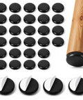 Heavy Duty 1 1/4 Inch Furniture Sliders Self Adhesive Glide Pads For Carpet And Hardwood Floors shown with wooden chair leg