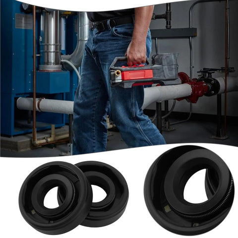 LT Easiyl rotary shaft seal replacement, 8x18x5mm, black rubber, for Milwaukee 2771-20 transfer pump, 2 pcs