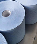 Heavy Duty Blue Towels Jumbo Roll With 500 Industrial Strength Wipes for Garage Grade Workshop Cleanup