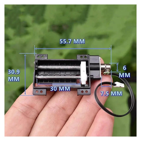 Tiny 6mm Precision Planetary Stepper Motor with 2 Phase 4 Wire for 3D Printing and Medical Devices shown in hand