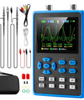 Dual Channel Handheld Digital Oscilloscope Kit With Two Point Eight Inch TFT Display 120 MHz Bandwidth 500 MSPS Sampling Vertical