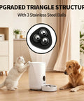 Say Adios To Heavy Lifting With These Hassle Free Self Adhesive Appliance Sliders Featuring 360 Degree swivel caster wheels for moving pet feeders.