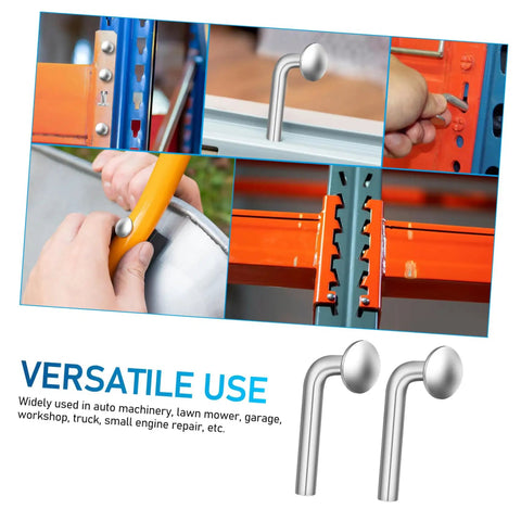Heavy Duty Drop Pin Latch Clips For Pallet Rack Shelving 100 Piece Set Rust Proof Beam Safety Lockpins Rock Solid Warehouse Storage Assembly Snap Fasteners That Grip Tight