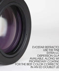Sky Watcher EvoStar 120 APO Doublet Refractor lens with extra-low dispersion glass and proprietary coatings for color correction