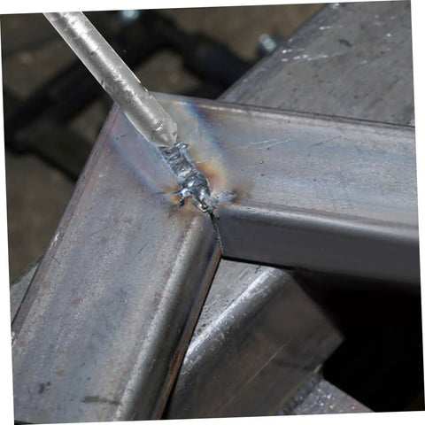 Aluminum Welding Rods Set With Low Temp Easy To Use Weld Sticks For Beginners And Pros in action on metal joint