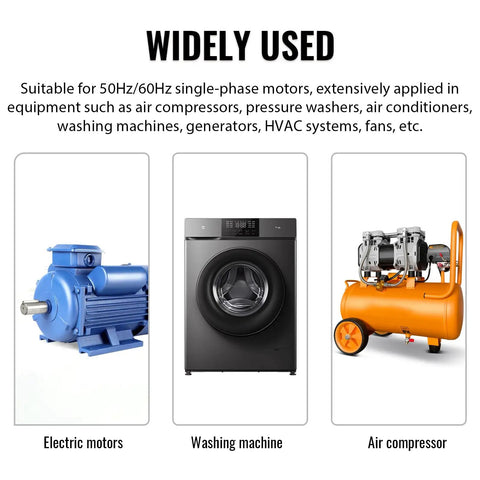 Electric motor, washing machine, air compressor—applications for 150uF Motor Start Capacitor CD60 For 250VAC Electric Motors 50/60Hz