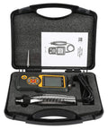 Split Type Digital Vibration Meter With LCD Display, Vibrometer And Vibration Analyzer For Measuring Vibration Speed, Acceleration And Displacement, Pro Grade Portable Vibration Tester For Mechanical, Electrical, Aerospace And Industrial Applications, open case with probe