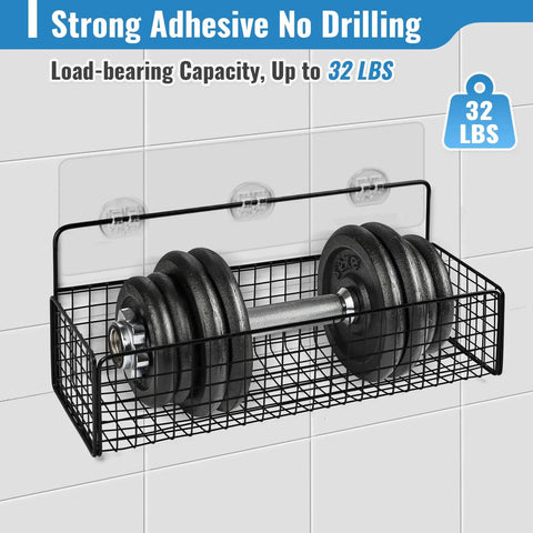 15 Pack Hella Strong Shower Caddy Adhesive Strips Heavy Duty No Drill Bathroom Organizer Mounting Tape Replacement Pads Rock Solid Waterproof Hold For Wall Shelves And Storage Baskets