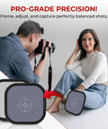 Turn Up Your Photo Game With This Compact Dual Sided 18 Percent Grey Reference Card For Flawless Camera White Balance And Consistent Exposure Settings in use.