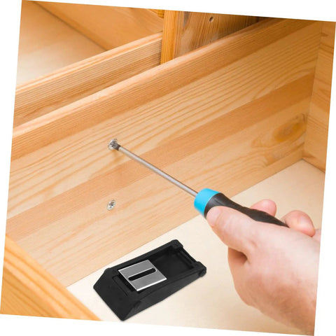 Installation of Two Pack Rubber Toggle Latches With Noise Reduction, Versatile Draw Catch for storage and cabinet use.