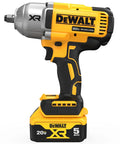 20V Max Cordless Impact Wrench With Hog Ring Anvil, Brushless High Torque Half Inch, Four Modes And Variable Speed Trigger, Includes Battery