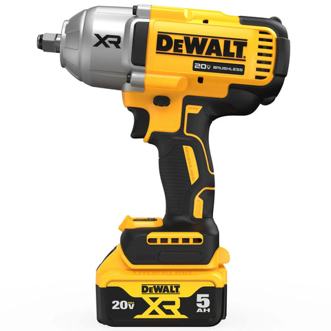 20V Max Cordless Impact Wrench With Hog Ring Anvil, Brushless High Torque Half Inch, Four Modes And Variable Speed Trigger, Includes Battery