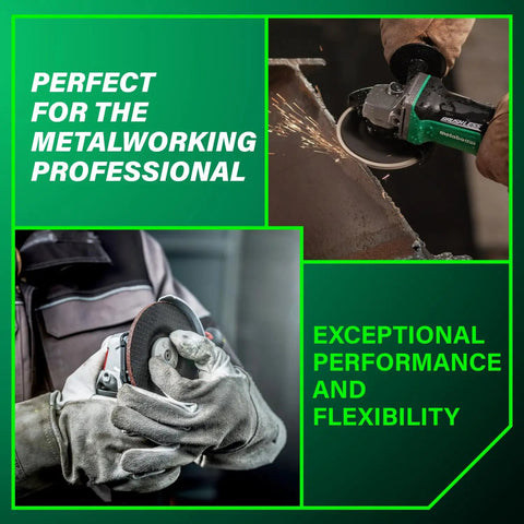 Cordless Brushless 6 Inch Angle Grinder With Variable Speed Paddle Switch, 36V Power Tool For Polishing and Grinding