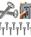 Panel Cover Screws Replacement Kit for Electrical Panels And Enclosures, Durable Steel, Exact Fit for LCCSCS Breaker Screws, 12 Pack
