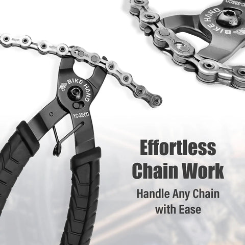 Bike Chain Master Link Pliers 2 In 1 Tool for easy no sweat quick link removal and replacement compatible with Shimano Sram KMC