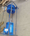 15KW Hydroelectric Generator For Home Backup 400V Three Phase Axial Flow Outdoor Standby Power System with blue framing
