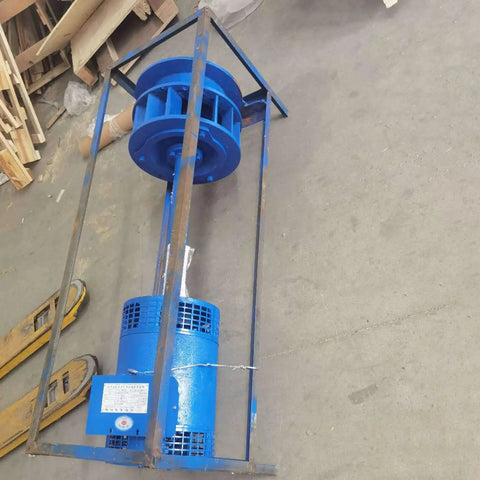 15KW Hydroelectric Generator For Home Backup 400V Three Phase Axial Flow Outdoor Standby Power System with blue framing
