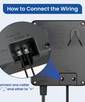 Close-up of wiring connector for All In One Low Voltage Landscape Lighting Kit With Transformer And Dusk To Dawn Sensor setup.