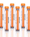 Six Pack 60-40 Rosin Core Solder Wire Tin Lead For Electronics Soldering Tools 0.8mm Diameter 20g Each in orange-capped tubes