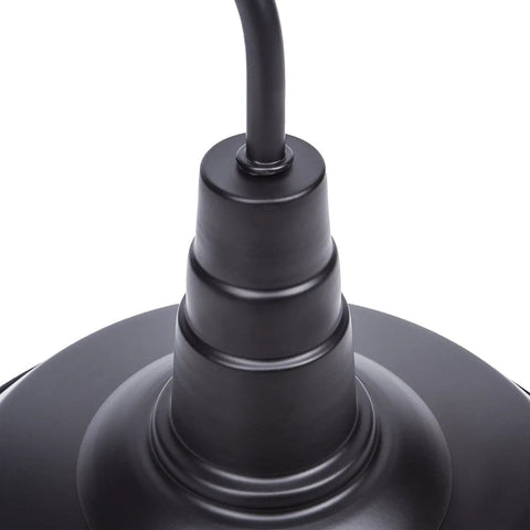 Black Gooseneck Wall Sconce Lighting Industrial Barn Style Vintage Farmhouse Wall Lamp With Metal Back Plate 110 To 240V Not Waterproof