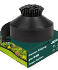 4 Inch Tall Garden Edging Kit With 66 Ft Of Lawn Border And 90 Spikes Durable Plastic Landscape Edging on packaging