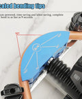 Close-up of Heavy Duty Hassle Free Straight Shooter Cordless Electric Copper Tube Bender showing scaled bending tips and copper pipe.