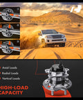 Rear Left Wheel Bearing And Hub Assembly With Abs For Toyota Highlander Fwd Only Compatible With 2008 3.5L V6 And 2009 2013 2.7L I4 Models 5 Lug Hub Designed For Durable Quiet Ride And Easy Install