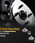 Front Wheel Hub Bearing Kit For Honda Civic 2012 2015 DX EX LX HF Hybrid 1.8L 1.5L OE 44600-TR0-A00 NT510089 assembled view