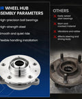 Comparison of new and old Front and Rear Wheel Bearing and Hub Assembly for Audi A4 A4 Quattro A5 A5 Quattro A6 A6 Quattro A7 A8 Allroad Q5 RS5 RS7 S4 S5 S6 S7 S8 SQ5 5 Lug 1 Piece Replacement