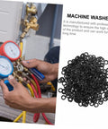 Spring Wave Washers Kit 500 Pieces Compression Type Wave Washers For Electrical Connections Automotive Use Steel Wave Design For Tight Load And Space Saving Gasket Set, black washers