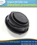 Engine Oil Fill Cap For Volkswagen Vehicles Fits Beetle CC Passat Jetta Tiguan 2.0L 2012-2017 Replaces OEM 06K-103-485-C